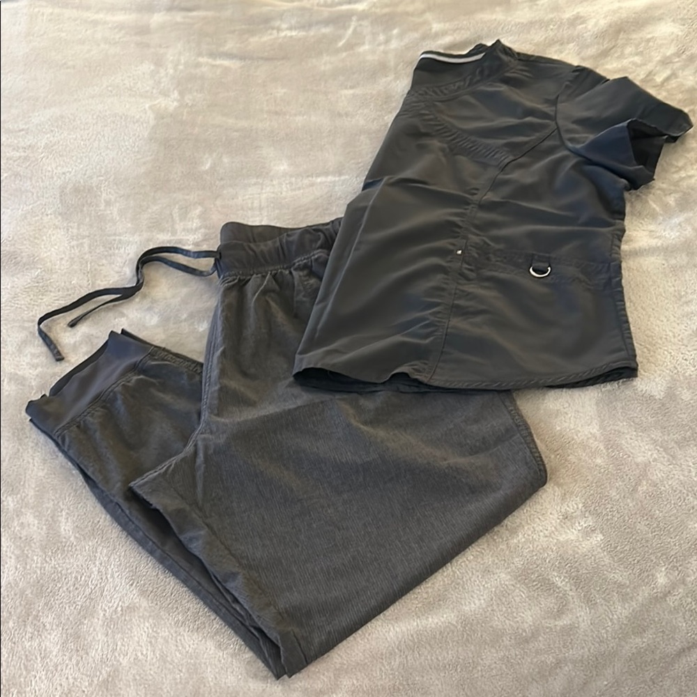 Scrubstar Heather Pewter Scrub Set